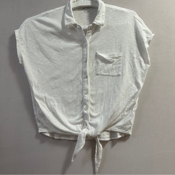 Buffalo David Bitton Crisp White Shirt (M/L) - Picture 2 of 7